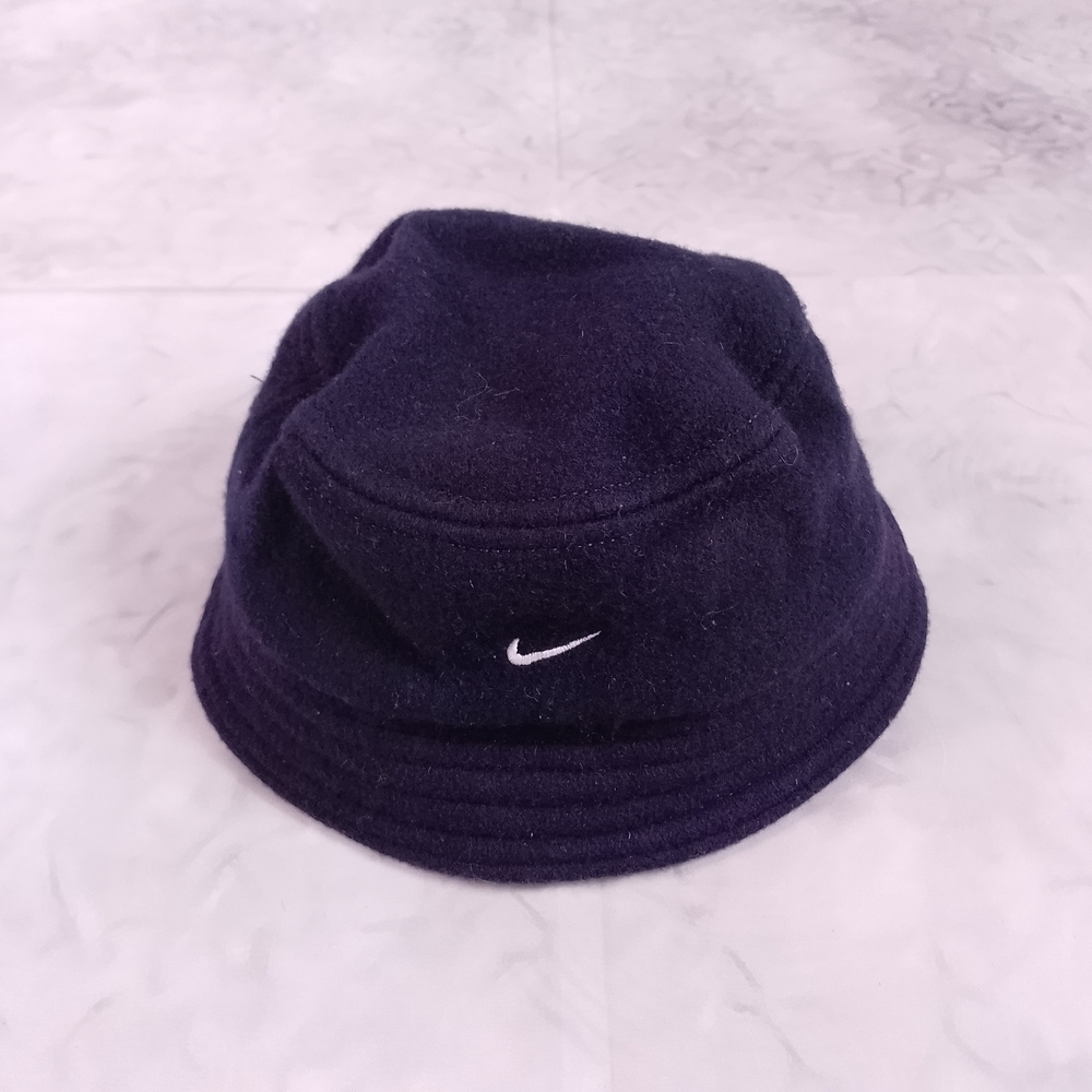 Vintage 90s Nike Navy Blue Wool Bucket Hat LL COOL J STYLE